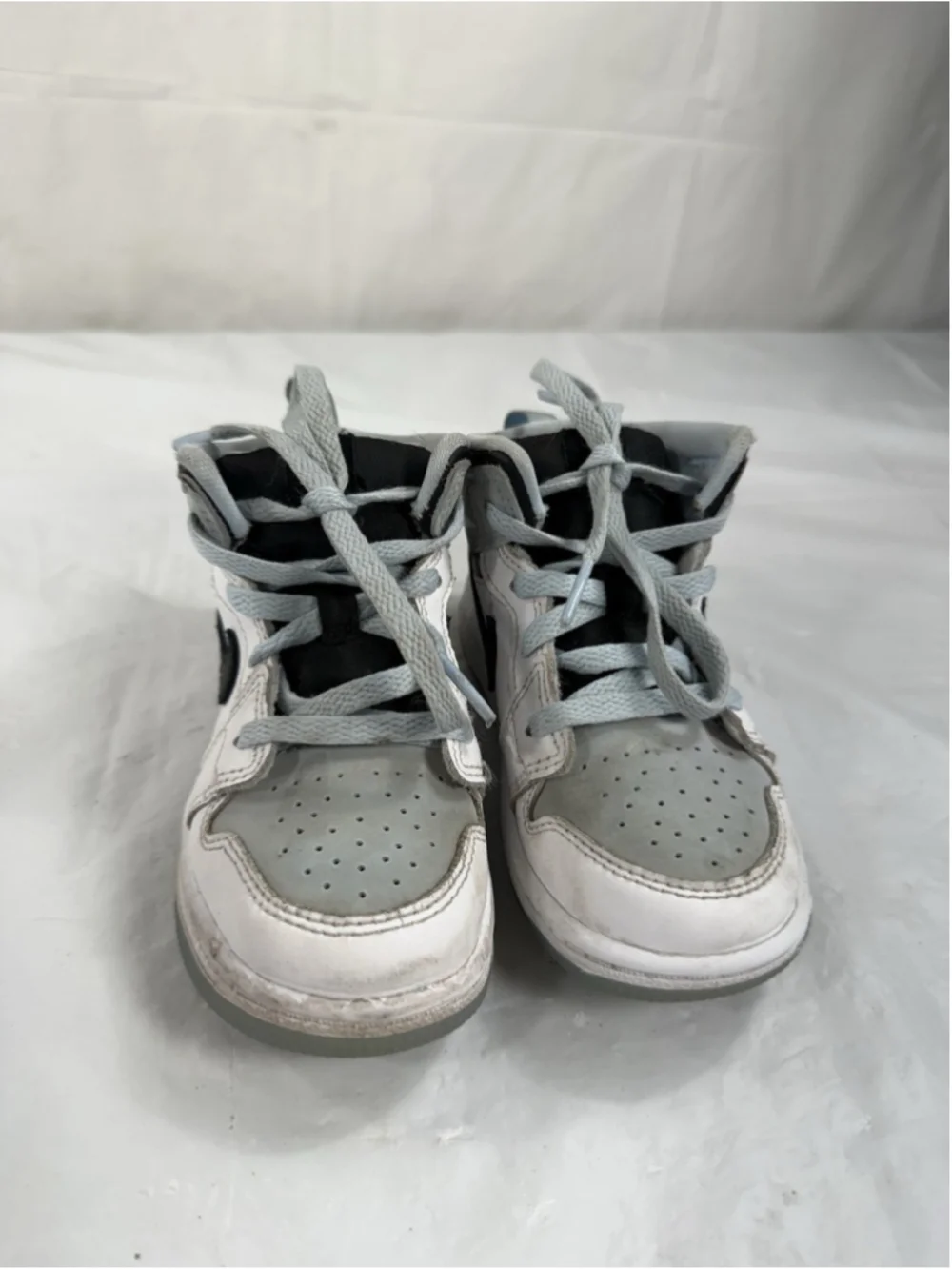 Air Jordan DV1338-104 1 Mid SE TD 'White Ice Blue' toddler shoes SIZE 9C